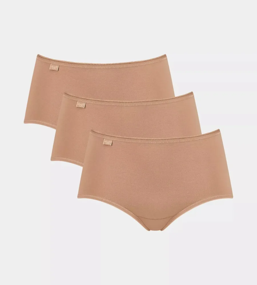 Sloggi - Slip  3er Pack Stretch, 48, Nude