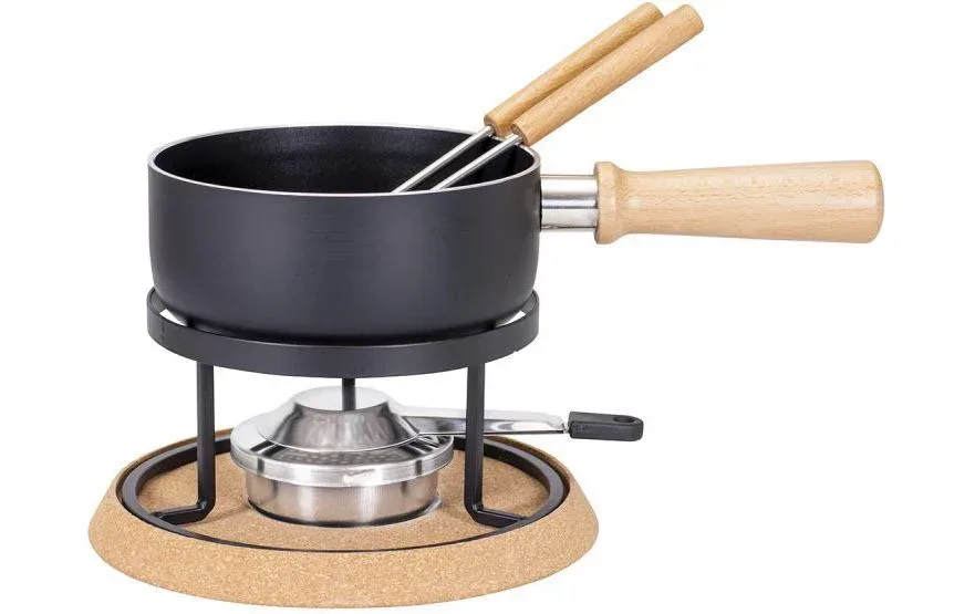 Kadastar - Käsefondue-Set, 16cm, Black