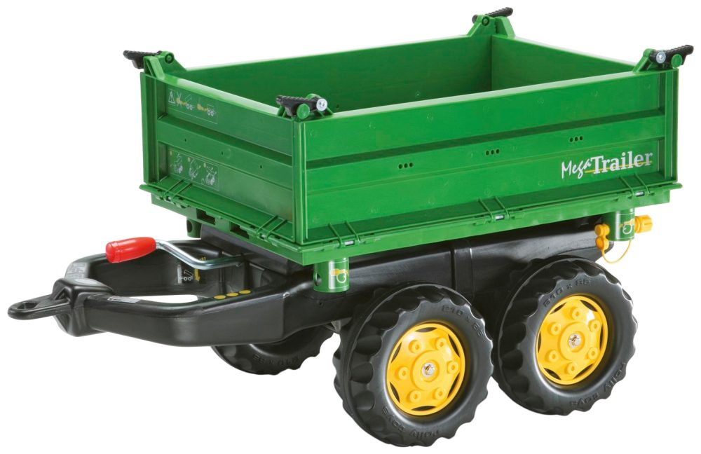 rolly®toys rollyMega Trailer, JD Grün, 122004