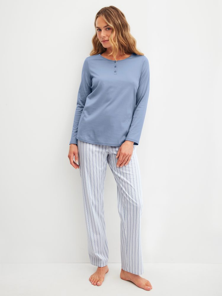 Calida - Pyjama-Set, für Damen, Blau, Größe XS