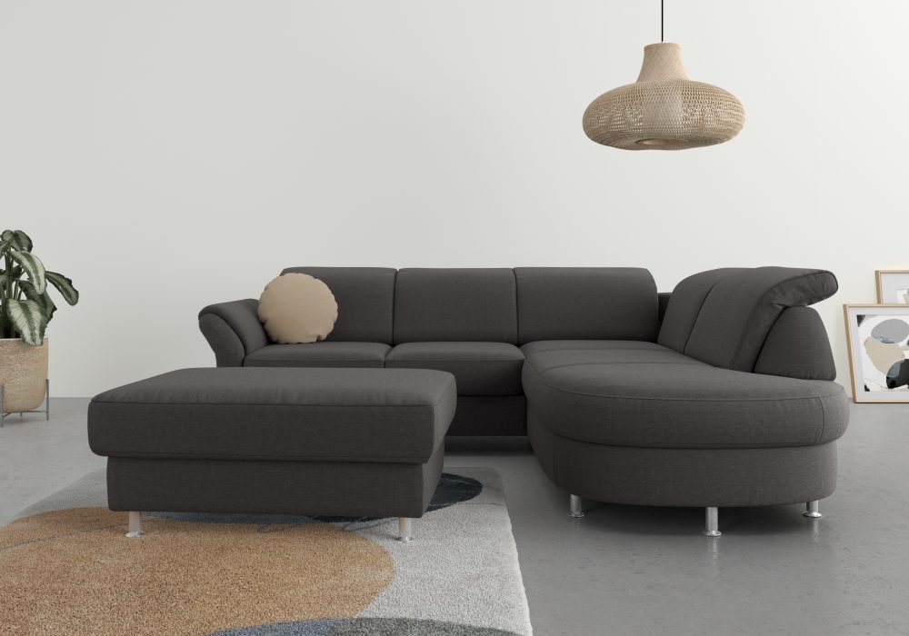 sit&more Ecksofa, wahlweise mit Bettfunktion, Bettkasten und Kopf- und Armteilverstellung