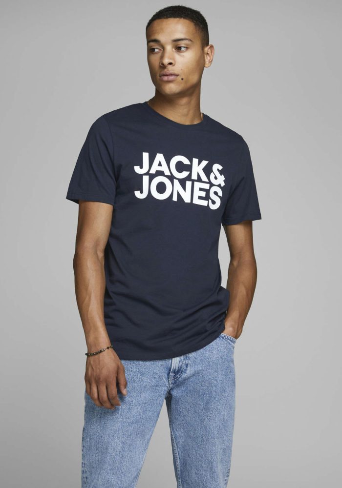 Jack & Jones - T-Shirt, für Herren, Marine, Größe M