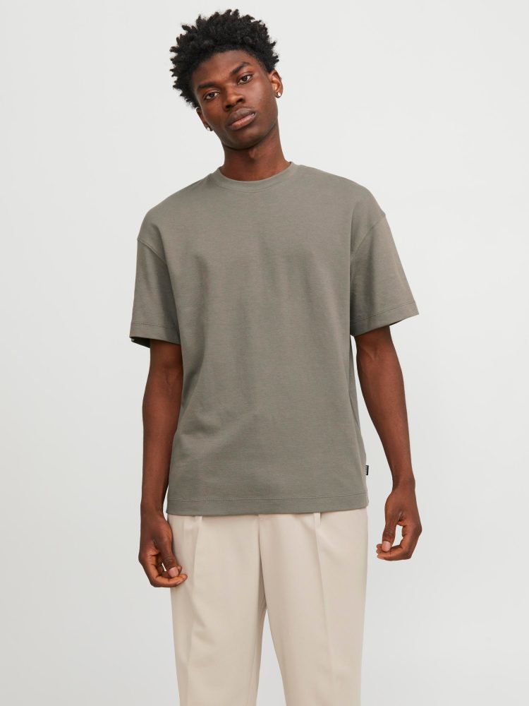Jack & Jones - T-Shirt, für Herren, Khaki, Größe M