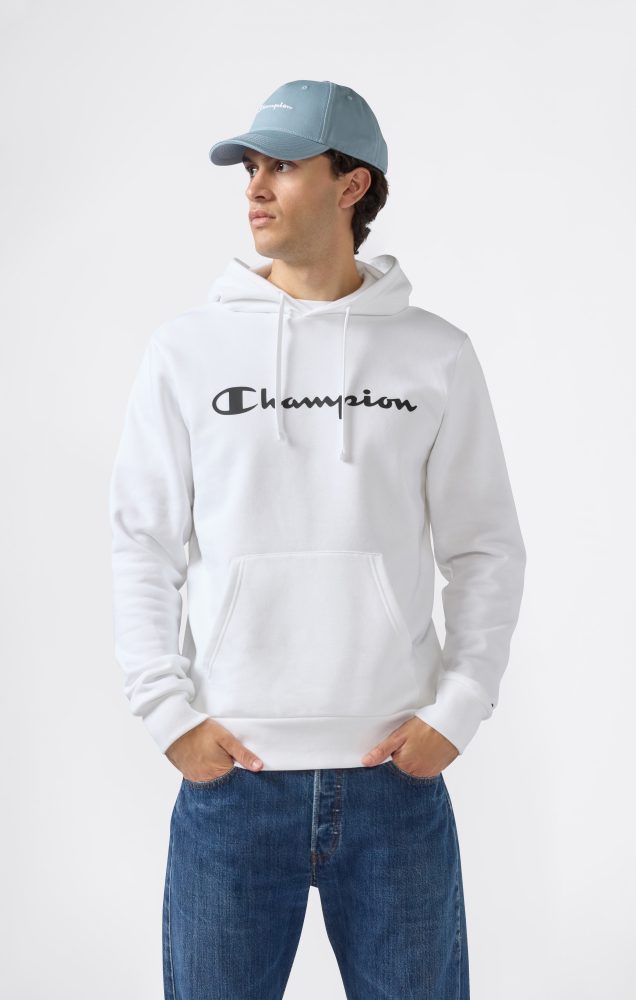 Champion - Sweatshirt  Bequem sitzend-Hooded Sweatshirt Heavy Soft, für Herren, Weiss, Größe XL