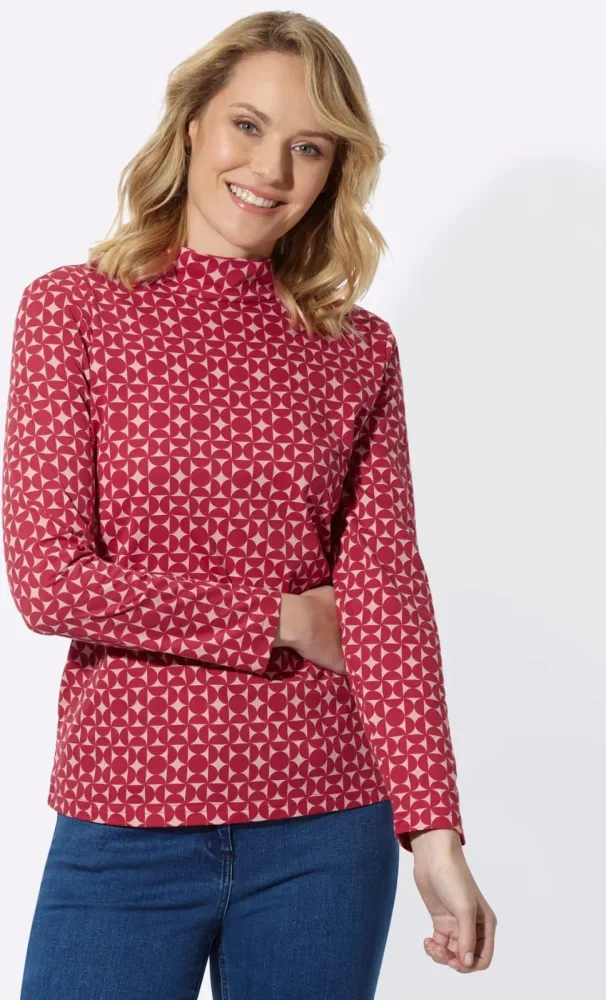 Classic Basics Stehkragenshirt 