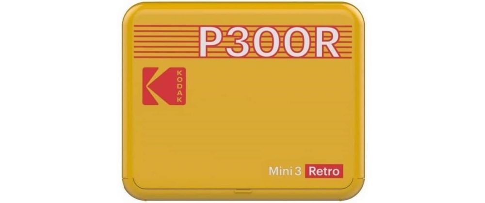 KODAK Mini 3 Retro Printer KOPRIP300R Yellow Yellow