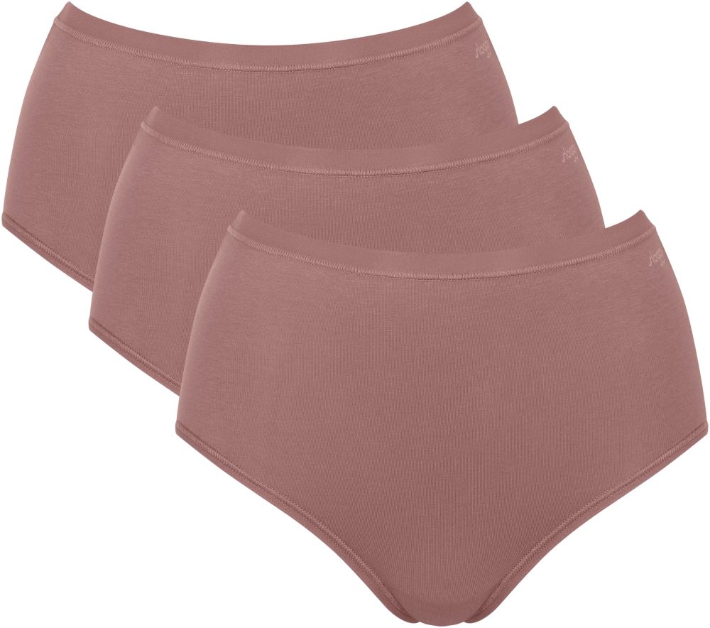 Sloggi - Triopack, Slips, für Damen, Schokolade, Größe L