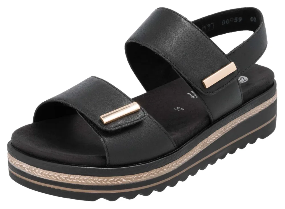Remonte Keilsandalette Riemchensandale, Bequemschuh mit Schmuckelementen