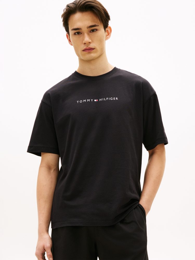 Tommy Hilfiger - Pyjama Oberteil, für Herren, Black, Größe M