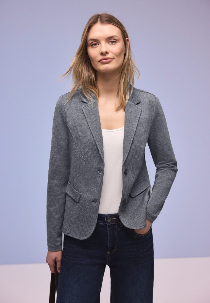 STREET ONE Jackenblazer mit Piqué-Struktur