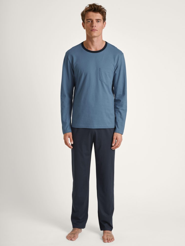 Calida - Pyjama, für Herren, Blau, Größe M