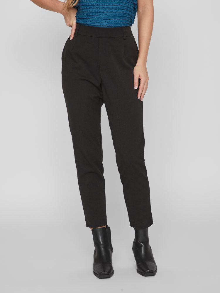 VILA - Lange Hose, Slim Fit, für Damen, Black, Größe 40
