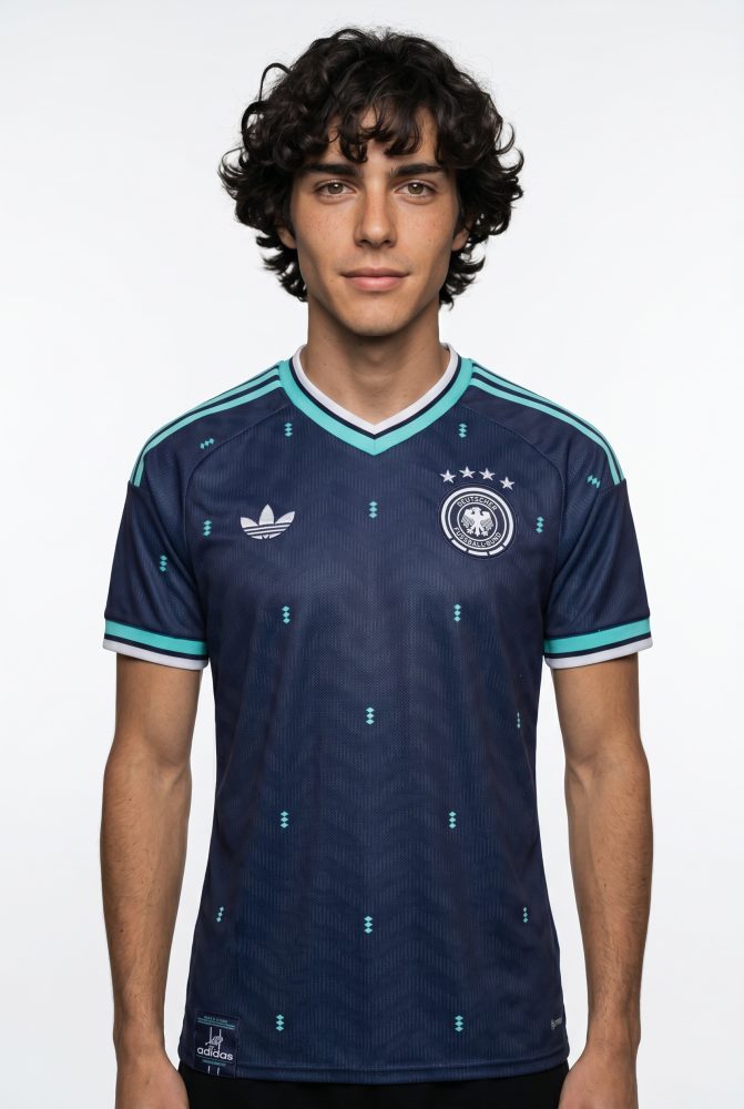 adidas - Fussball Trikot, Germany 26 Away Replica Men, XL, Blau