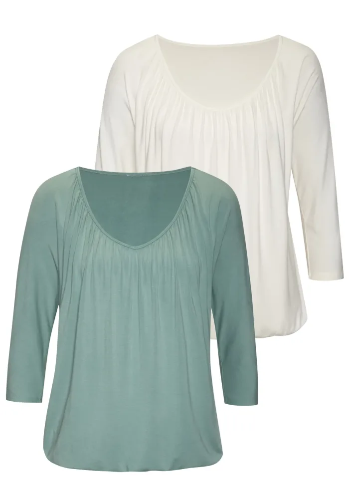 LASCANA 3/4-Arm-Shirt 