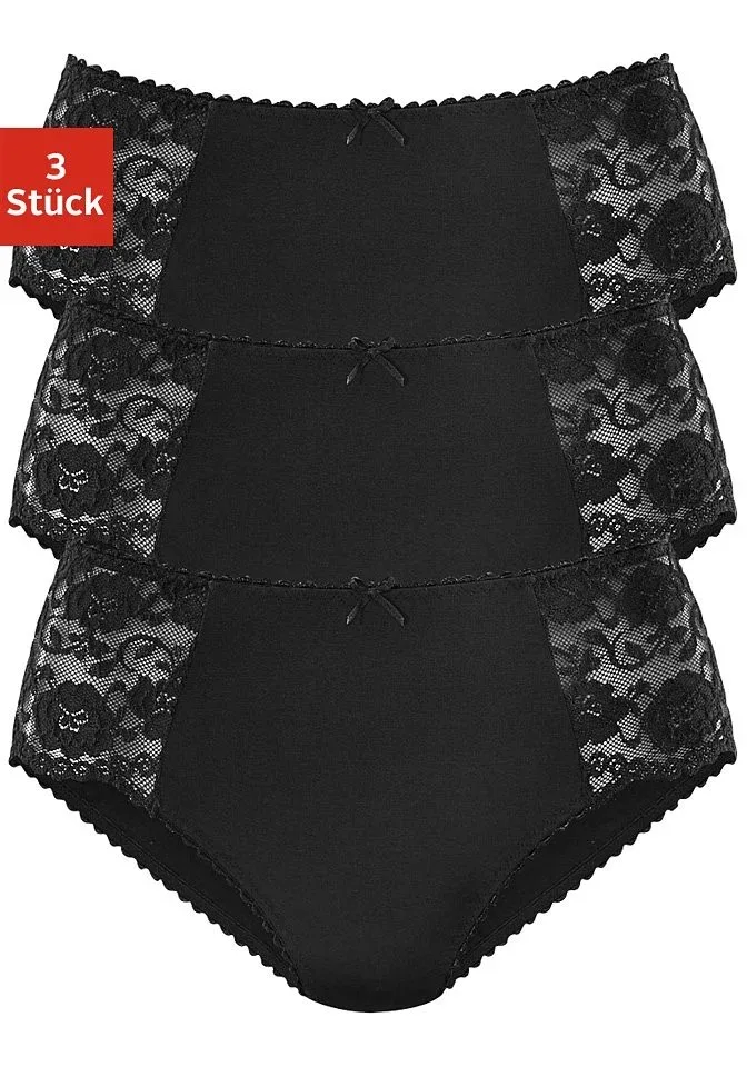 petite fleur Hüftslip 3er-Pack, aus elastischer Baumwoll-Qualität
