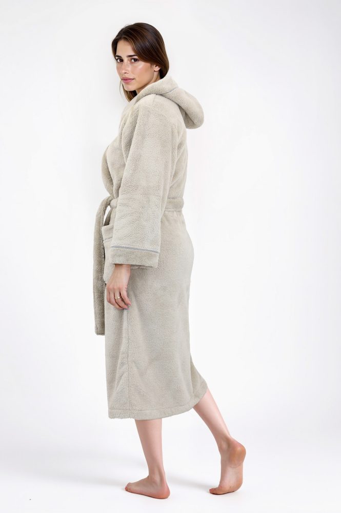 my home Unisex-Bademantel »»Lillou««, (1 St.), weiche und kuschelige Qualität, für Damen und Herren, XS-3XL