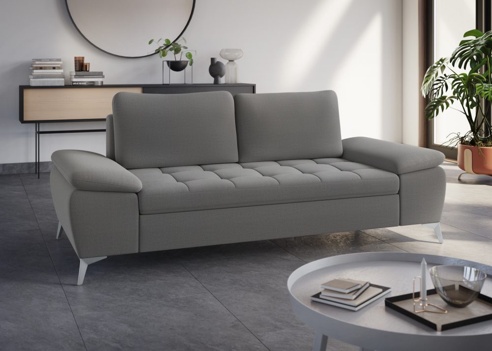 sit&more 2,5-Sitzer, mit hochwertigen Metallfüssen
