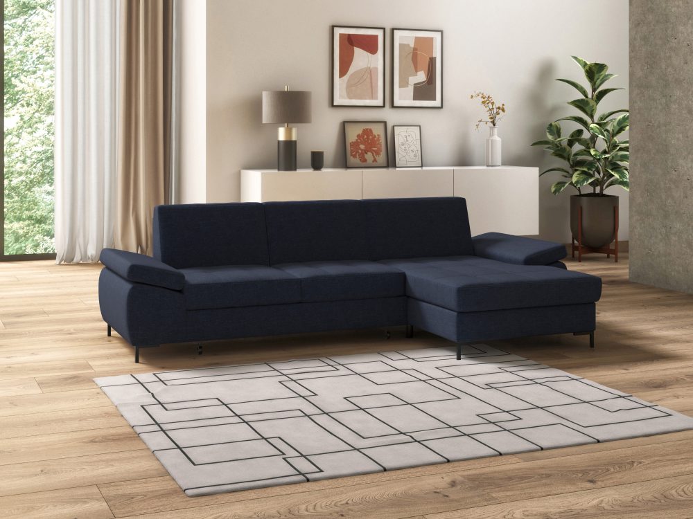 DOMO collection Ecksofa »Capelo«, mit Armteilverstellung, wahlweise mit Bettfunktion, inklusive Federkern