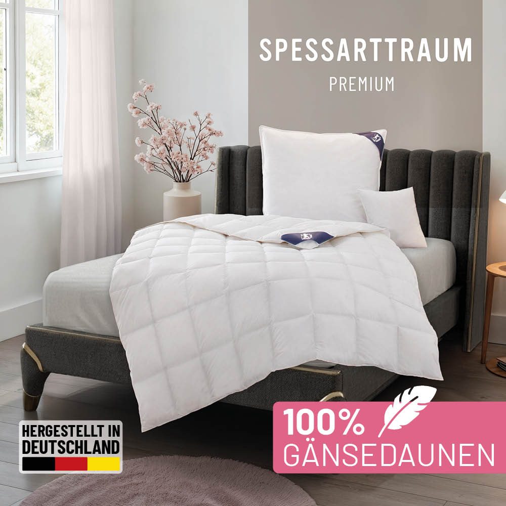 SPESSARTTRAUM Gänsedaunenbettdecke 