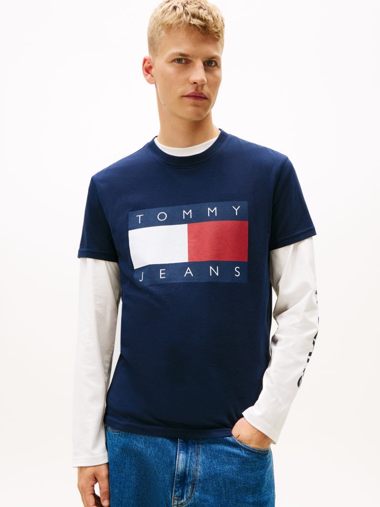Tommy Jeans - T-Shirt, für Herren, Marine, Größe S