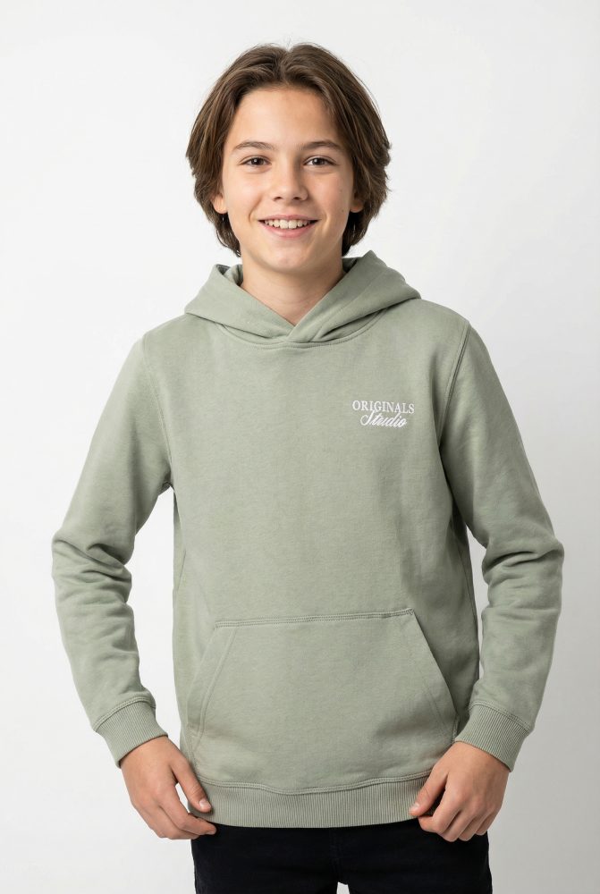 Jack & Jones Junior - Sweatshirt, 176, Hellgrün