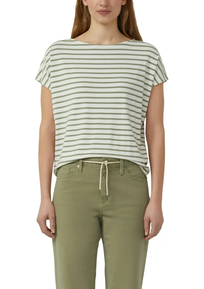 s.Oliver Kurzarmshirt Sommershirt mit grafischem Muster