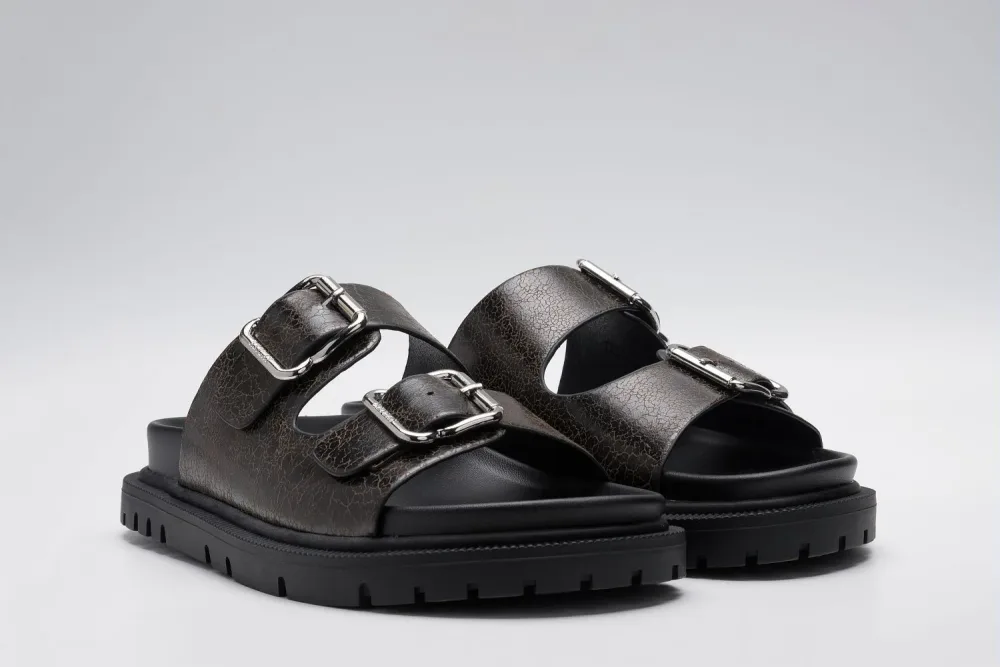 Replay Pantolette Sommerschuh, Hausschuh, Zweischnaller, Strandschuh mit Tieffussbett