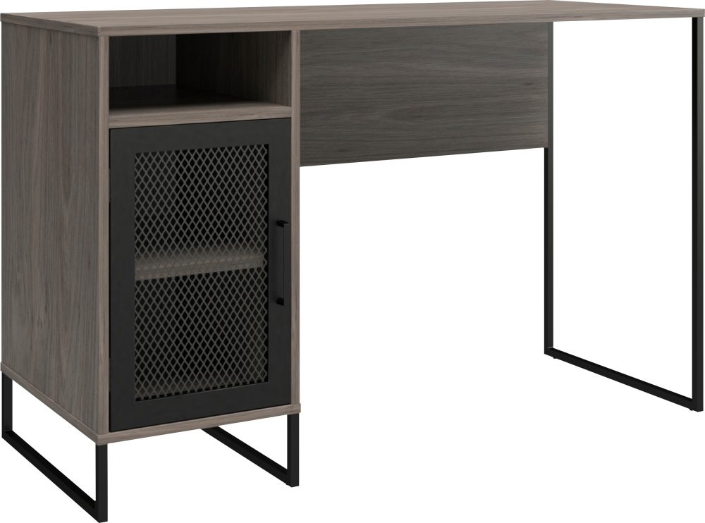 Dorel Home Schreibtisch »Purdue«, (1 St.), Tür mit Magnetverschluss, Gestell aus Metall, Höhe 76,5 cm