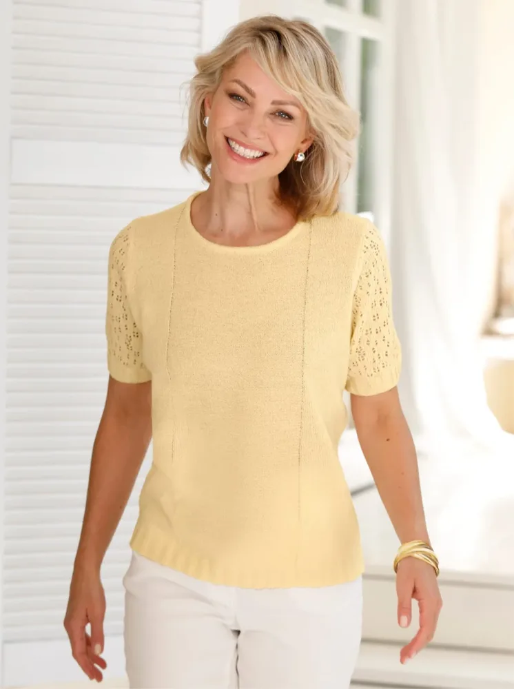Classic Basics Rundhalspullover 