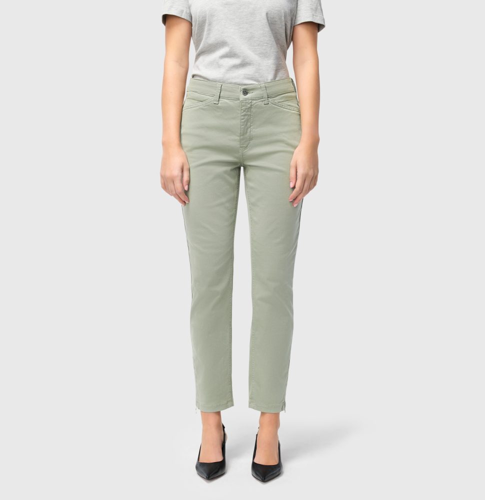 Mac - 5-Pocket Hose, für Damen, Khaki, Größe W38/L27