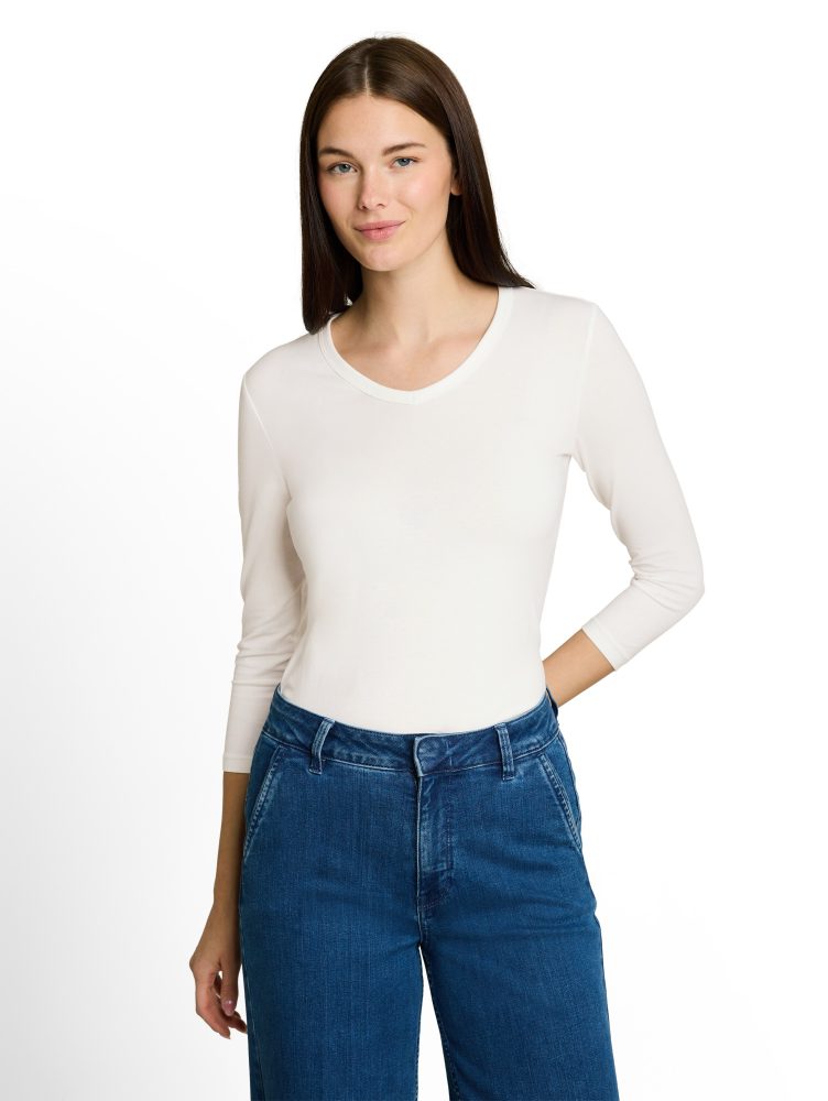 Tom Tailor - T-Shirt, für Damen, Weiss Größe M