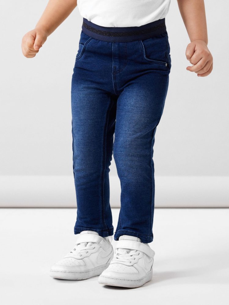 name it Leggings Nmfsalli Dark Blue Denim 2