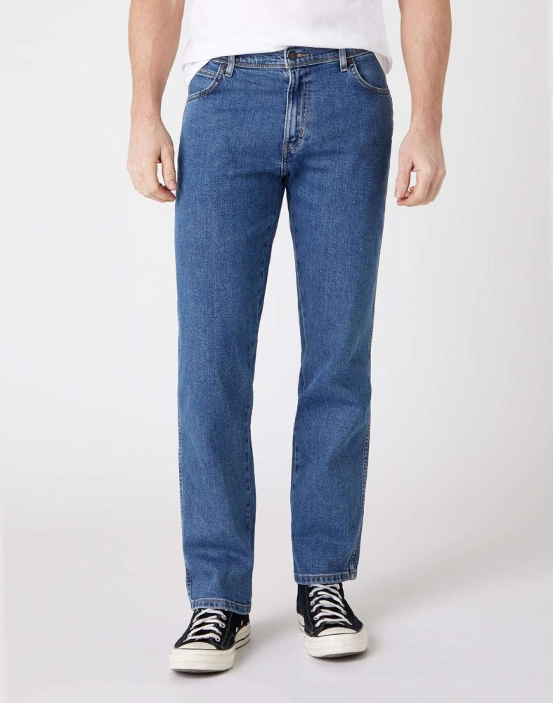 Wrangler - Jeans Regular Fit, für Herren, Blau, Größe W34/L32