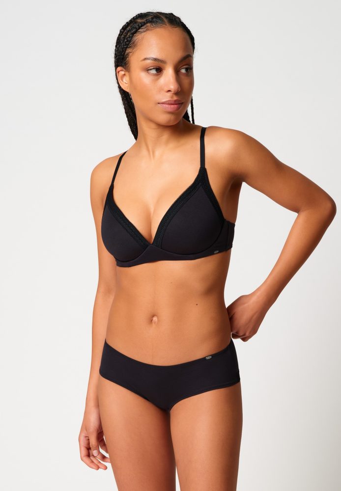 Skiny - Triangle-BH, wattiert, für Damen, Black, Größe 80A