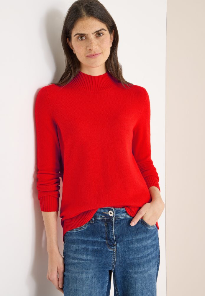 Cecil Stehkragenpullover mit Turtelneck-Stehkragen