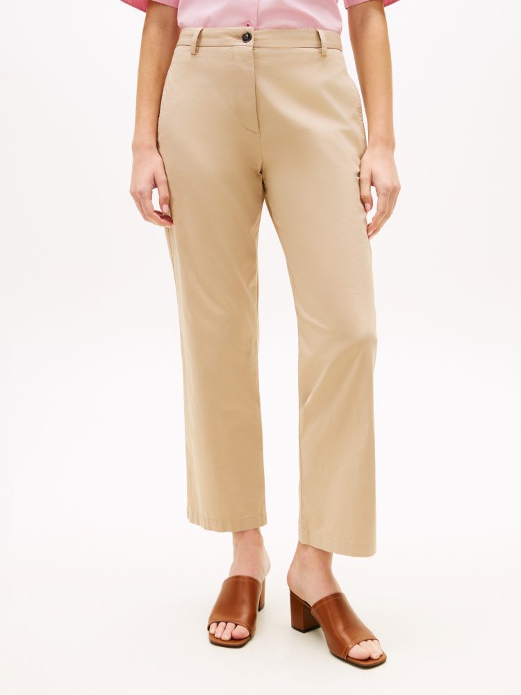Tommy Hilfiger - Chinohose, Slim Fit, für Damen, Beige, Größe 42