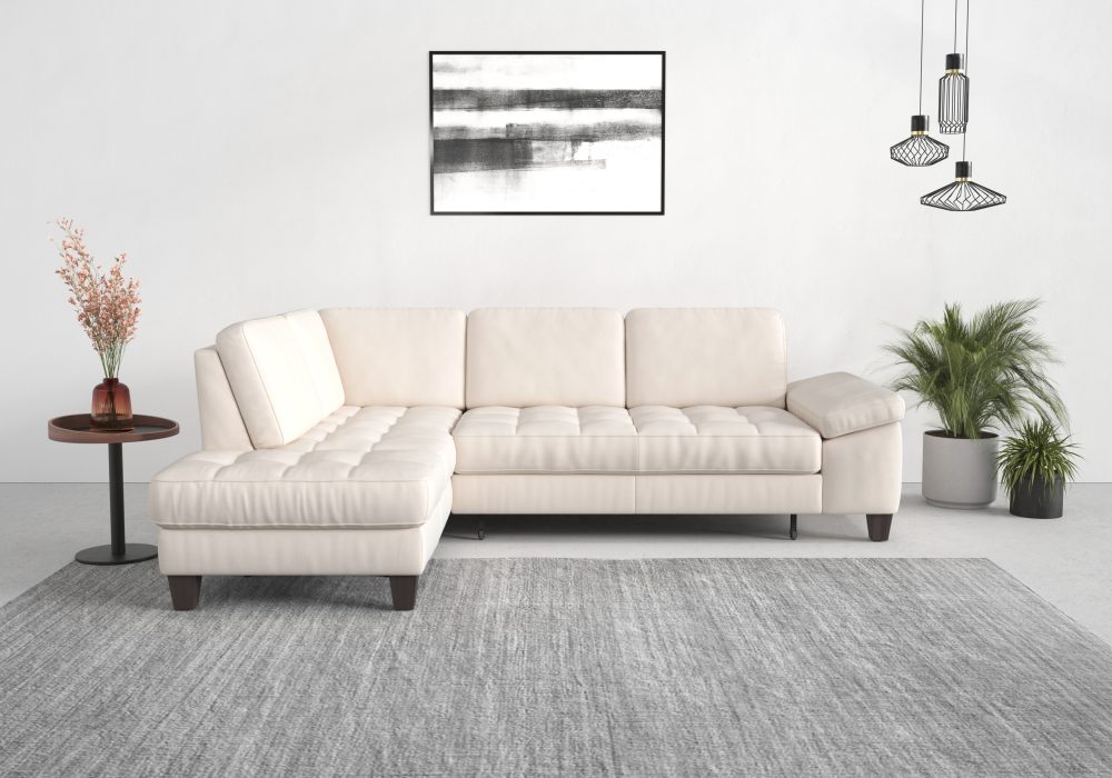 sit&more Ecksofa, mit Ottomane, mit oder ohne Bettfunktion, Bettkasten, Verstellung
