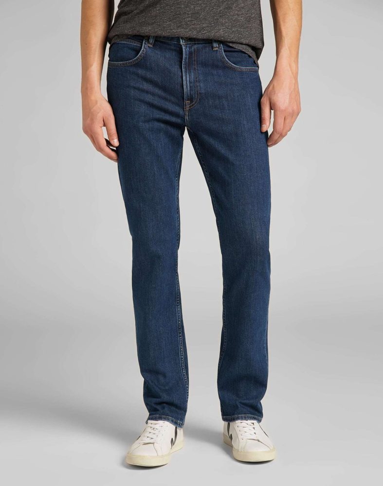 Lee - Jeans Straight Leg Brooklyn, für Herren, Blau Denim, Größe W38/L34