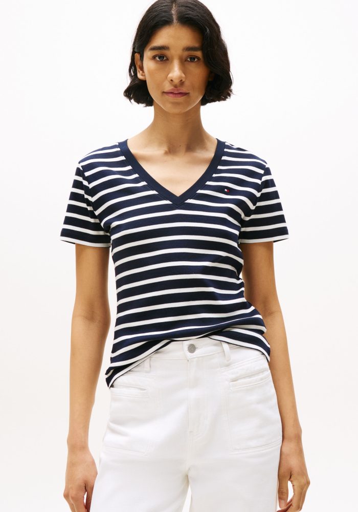 Tommy Hilfiger - T-Shirt, für Damen, Marine, Größe S