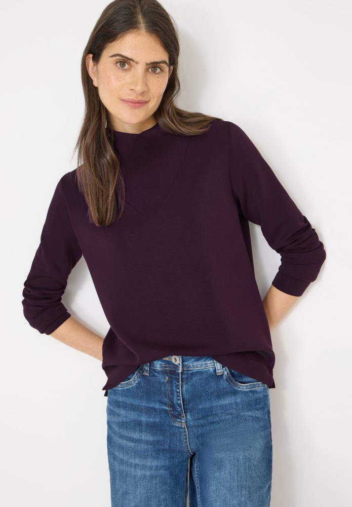 Cecil Stehkragenpullover mit grossem Kragen