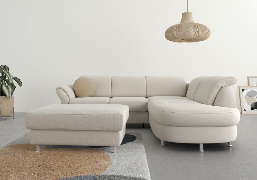 sit&more Ecksofa, wahlweise mit Bettfunktion, Bettkasten und Kopf- und Armteilverstellung