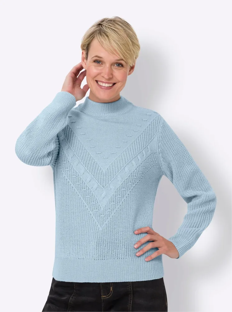 Classic Basics Stehkragenpullover 