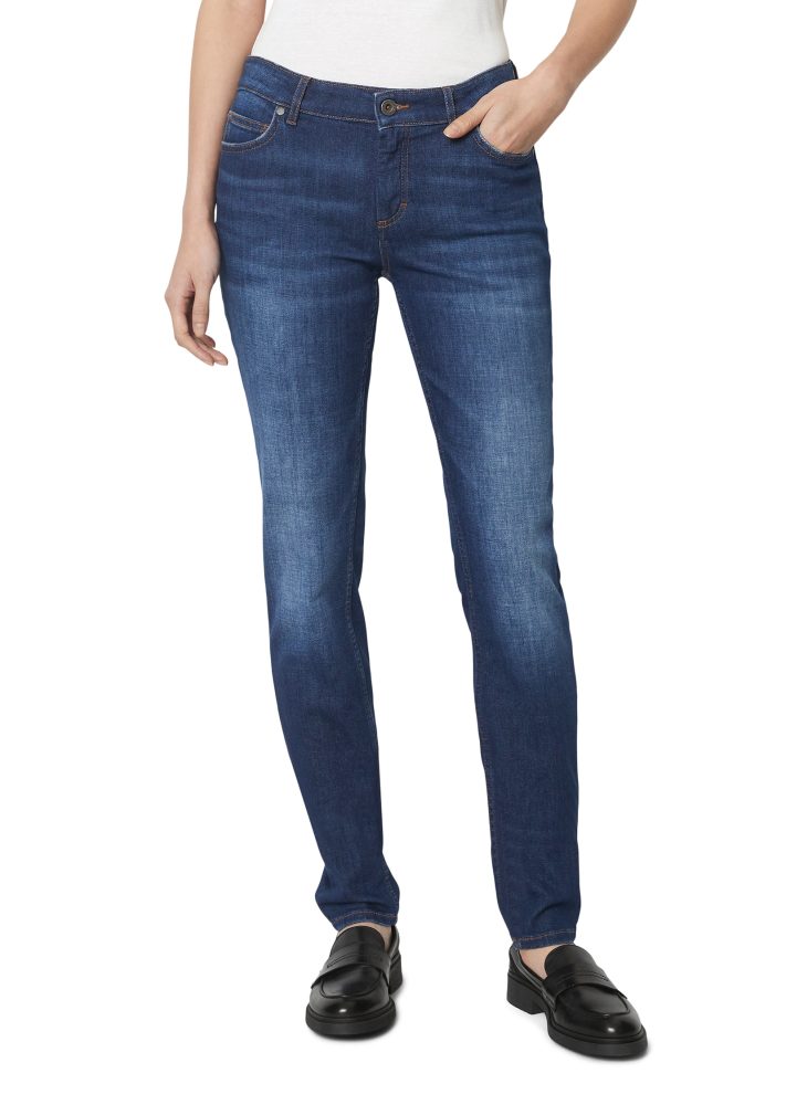 Marc O'Polo - Hose, Straight Leg Fit, für Damen, Blau Denim Dunkel, Größe W28/L32