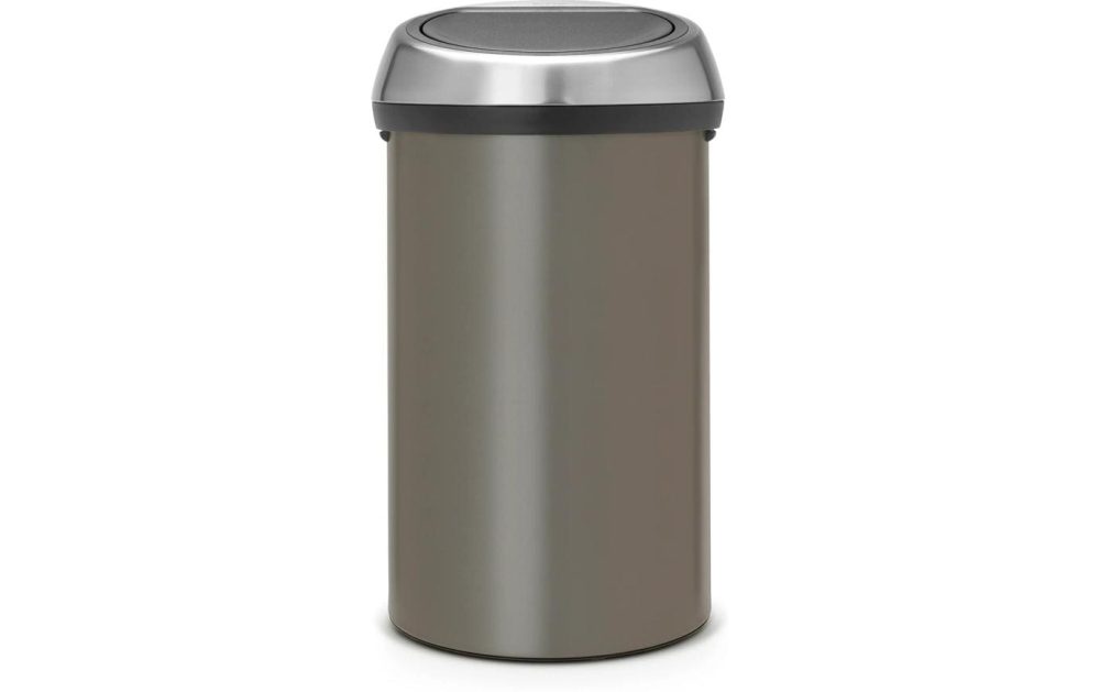 Brabantia-Touch Bin Mülleimer 60L, Platinum