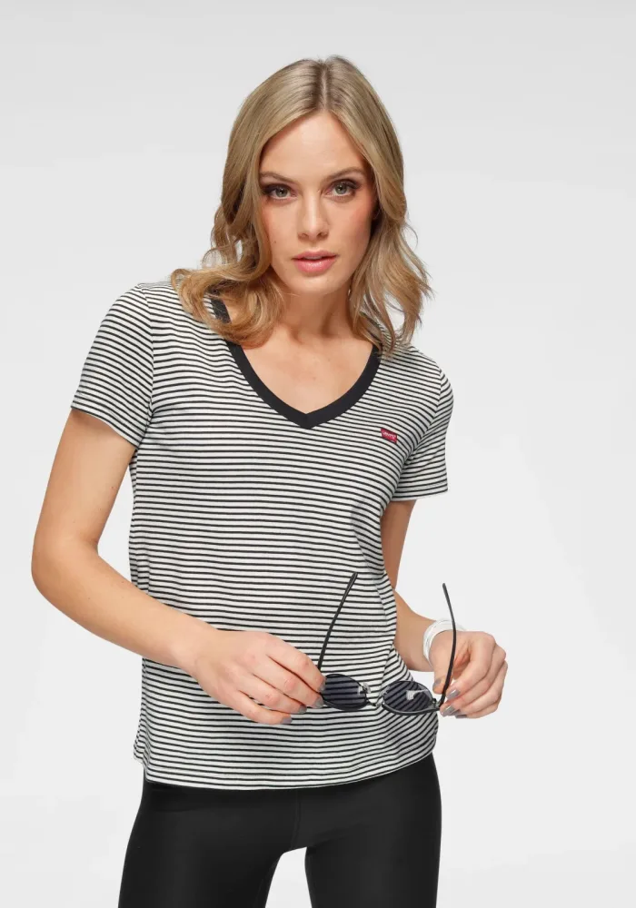 Levi's® - T-Shirt, Classic Fit, kurzarm, für Damen, Black, Größe S