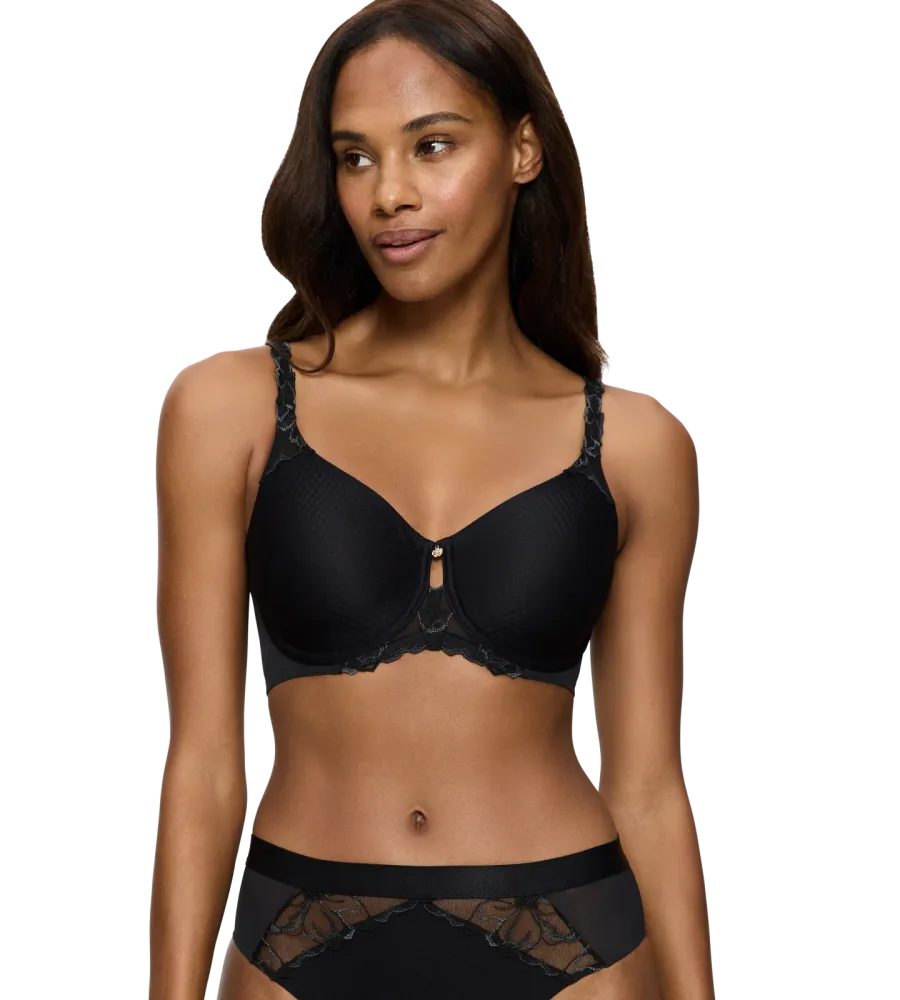 Triumph - Bügel-BH, wattiert, für Damen, Black, Größe 75E