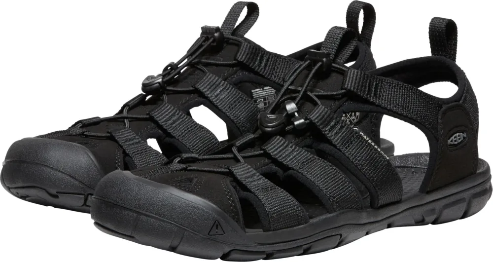 KEEN M Clearwater CNX Trekkingsandalen Herren, schwarz, Grösse: 47