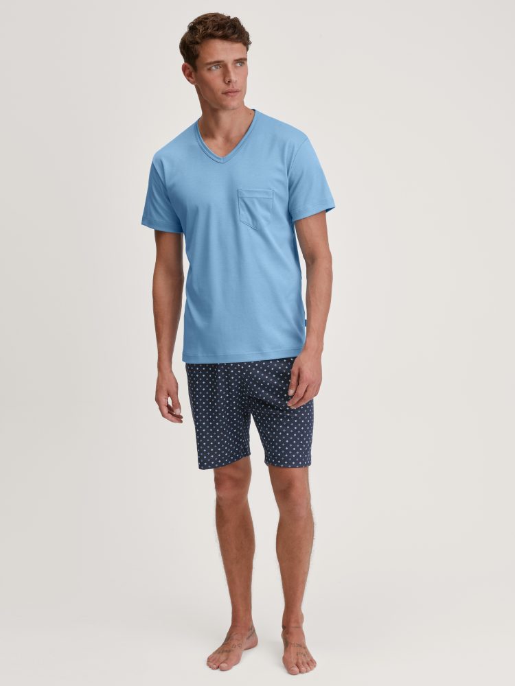 Calida - Pyjama Set, kurz, für Herren, Multicolor Größe S