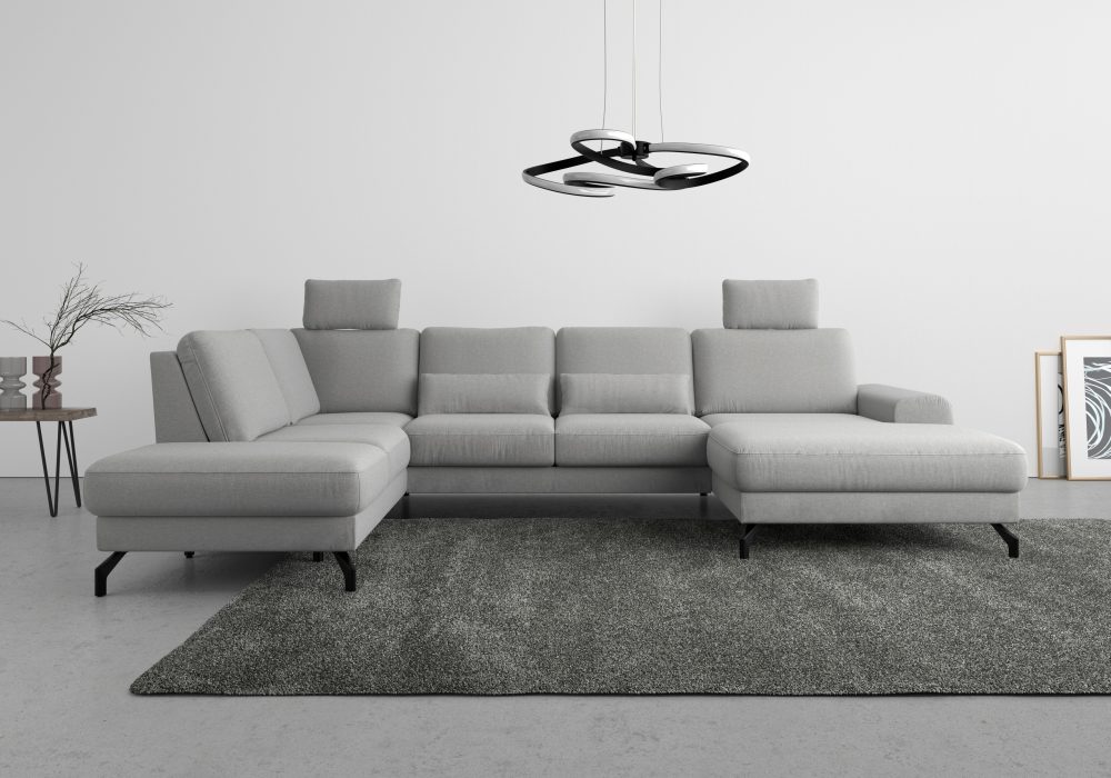 sit&more Wohnlandschaft »Cinturo«, inklusive Sitztiefenverstellung und Federkern