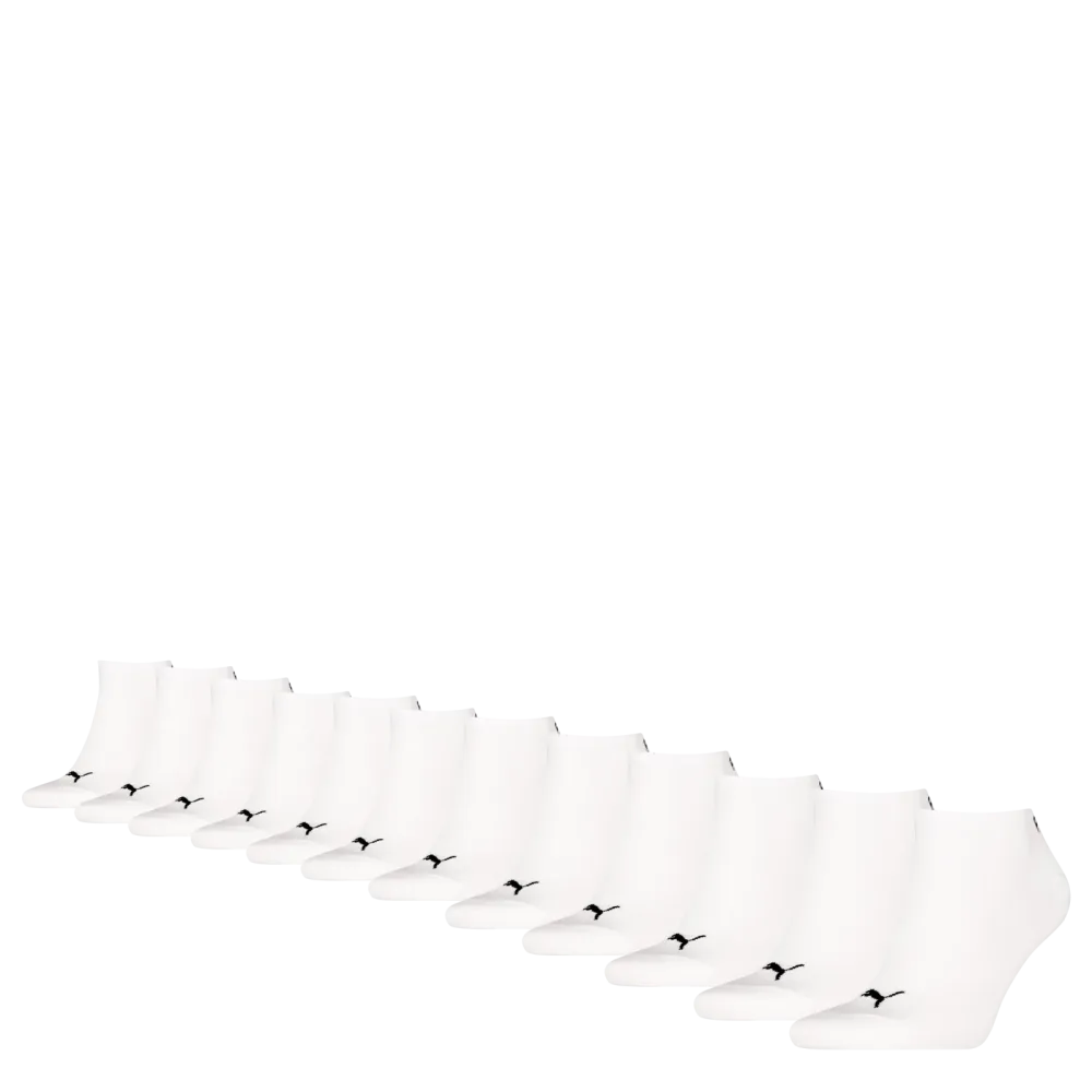 Puma - Socken  9er Pack Stretch-Sneaker Plain ECOM 9P, für Damen, Weiss, Größe 39-42